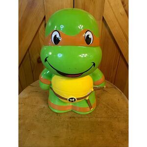 2015 TMNT Michelangelo Piggy Coin Bank Teenage Mutant Ninja (6994)